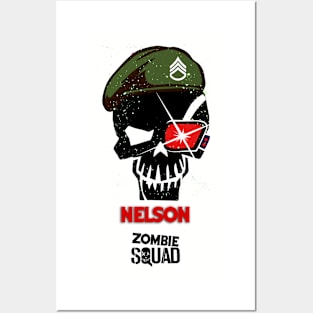 NELSON Zombie Squad Posters and Art